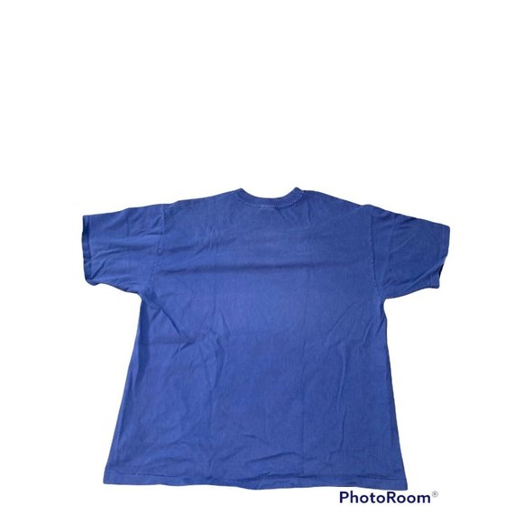 Champion T-Shirt Men's Extra Large Blue Michigan Wolverines Vintage 90s - Picture 3 of 4